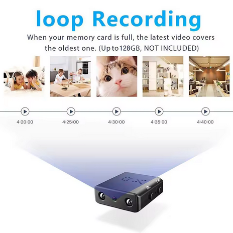XD Mini Camera Full HD 1080P Home Security Camcorder Night Vision Micro Cam Motion Detection Home Recorder