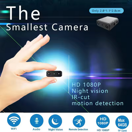 XD Mini Camera Full HD 1080P Home Security Camcorder Night Vision Micro Cam Motion Detection Home Recorder