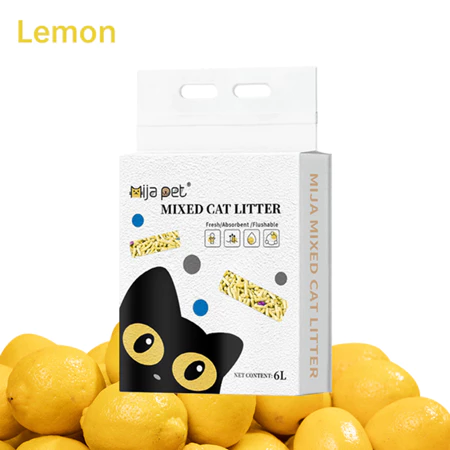 6L Tofu Cat Litter, High-Quality Mixed Tofu Cat Litter, Premium Natural Brazilian Gusin