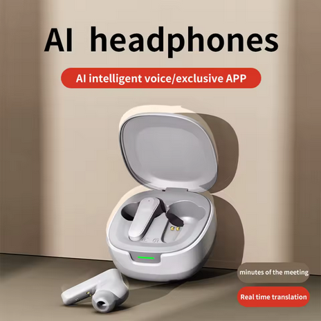 A98 Synchronous Translation Bluetooth Earphones AI Intelligent Language Translator Instant Voice Translation For Travel Earbuds