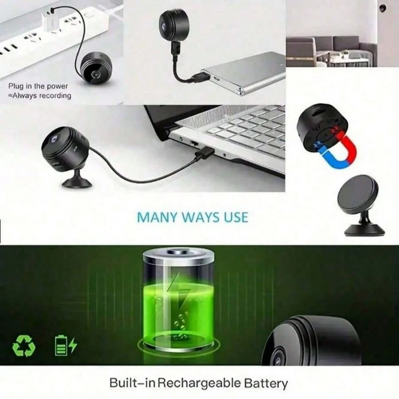 A9 Mini Camera WiFi 1080P HD IP Camera Home Security Magnetic Wireless Mini Camcorder Micro Video Surveillance Camera with IR Night Vision