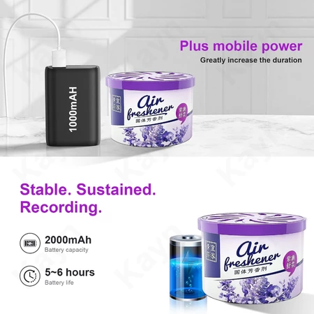 Air Freshener Design Bottle HD Camera Air Purifier Cam Home Security Motion Detection Remote Viewing Video Recorder