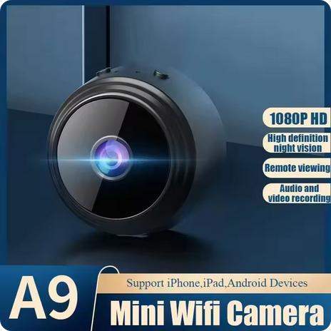 A9 Mini Camera WiFi 1080P HD IP Camera Home Security Magnetic Wireless Mini Camcorder Micro Video Surveillance Camera with IR Night Vision