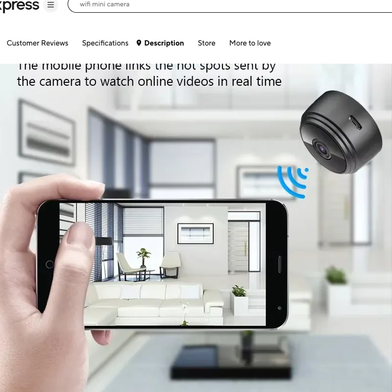 A9 Mini Camera WiFi 1080P HD IP Camera Home Security Magnetic Wireless Mini Camcorder Micro Video Surveillance Camera with IR Night Vision