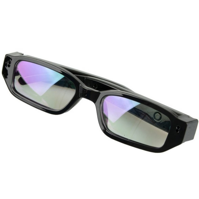 Glasses pinhole camera, 1080P HD camera, hidden camera, supports memory card and night vision function