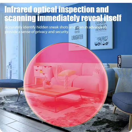 Camera Detector for Hidden Camera Portable Hidden Lens Detect Finder for Hotel Anti-Peeping Security Protection Candid Detector