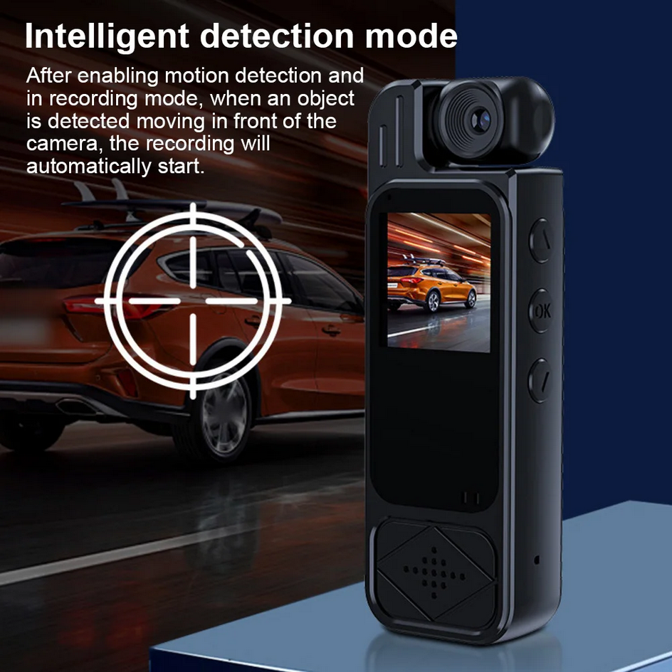 Full HD 1080P Mini Body Camera Body Mounted Camera Night Vision Digital Video Recorder 1.3inch Bodycam Police Camera