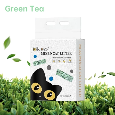6L Tofu Cat Litter, High-Quality Mixed Tofu Cat Litter, Premium Natural Brazilian Gusin