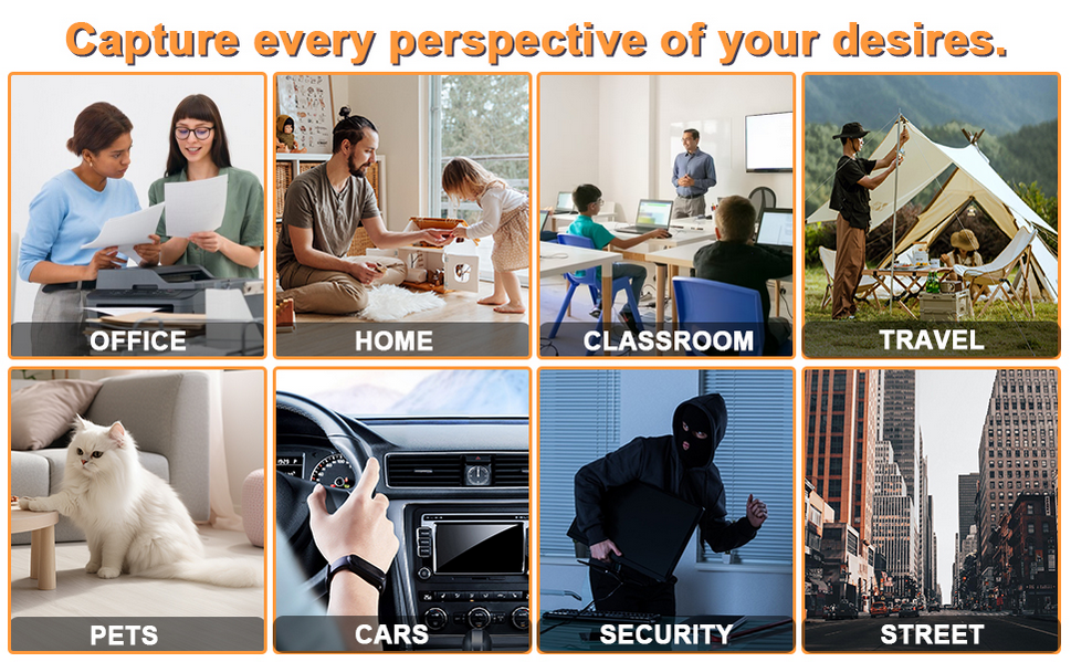 Bluetooth Speaker + Night Light + Clock Spy Camera Hidden WIFI Camera, 1080p Nanny Camera with 180° Rotating Lens, Night Vision, Motion Detection, Mobile App and Memory Card Support