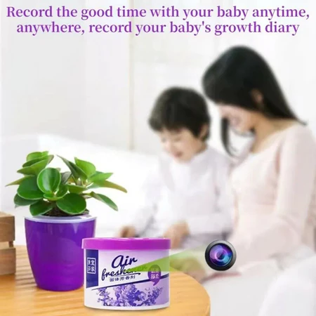 Air Freshener Design Bottle HD Camera Air Purifier Cam Home Security Motion Detection Remote Viewing Video Recorder