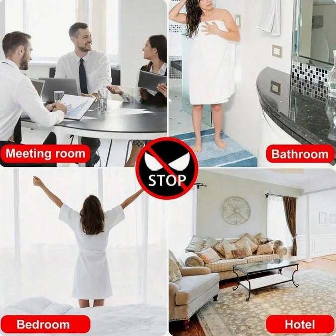 Infrared Detector Hotel Anti-snooping Camera Detector Anti-surveillance Inspection Security Protection Bug Sensor Detector