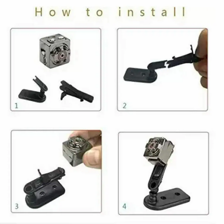 SQ 8 Smart 1080p HD Secret Micro Mini Camera Video Cam Night Vision Wireless Body DVR DV Tiny Mini Camera Microchamber