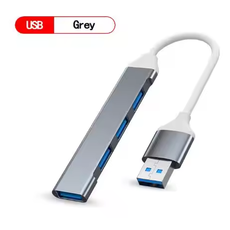 New USB 3.0 Hub 4 Port USB Hub High Speed Type C Splitter 5Gbps For PC Computer Accessories Multiport HUB 4 USB 3.0 2.0 Ports