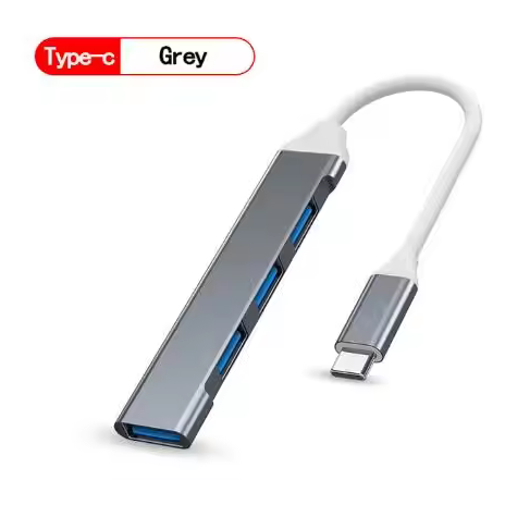 New USB 3.0 Hub 4 Port USB Hub High Speed Type C Splitter 5Gbps For PC Computer Accessories Multiport HUB 4 USB 3.0 2.0 Ports