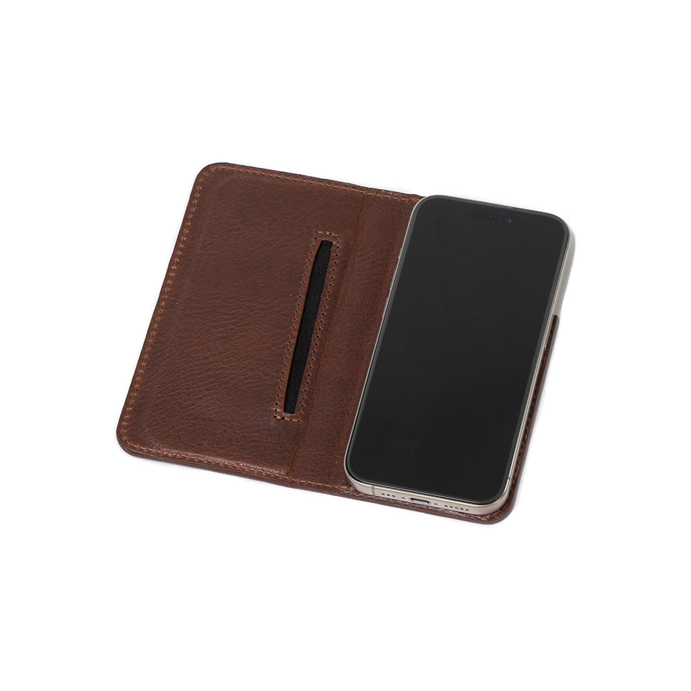 iPhone 15 series Leather Folio Case Wallet with MagSafe - The Minimalist 3.0-8