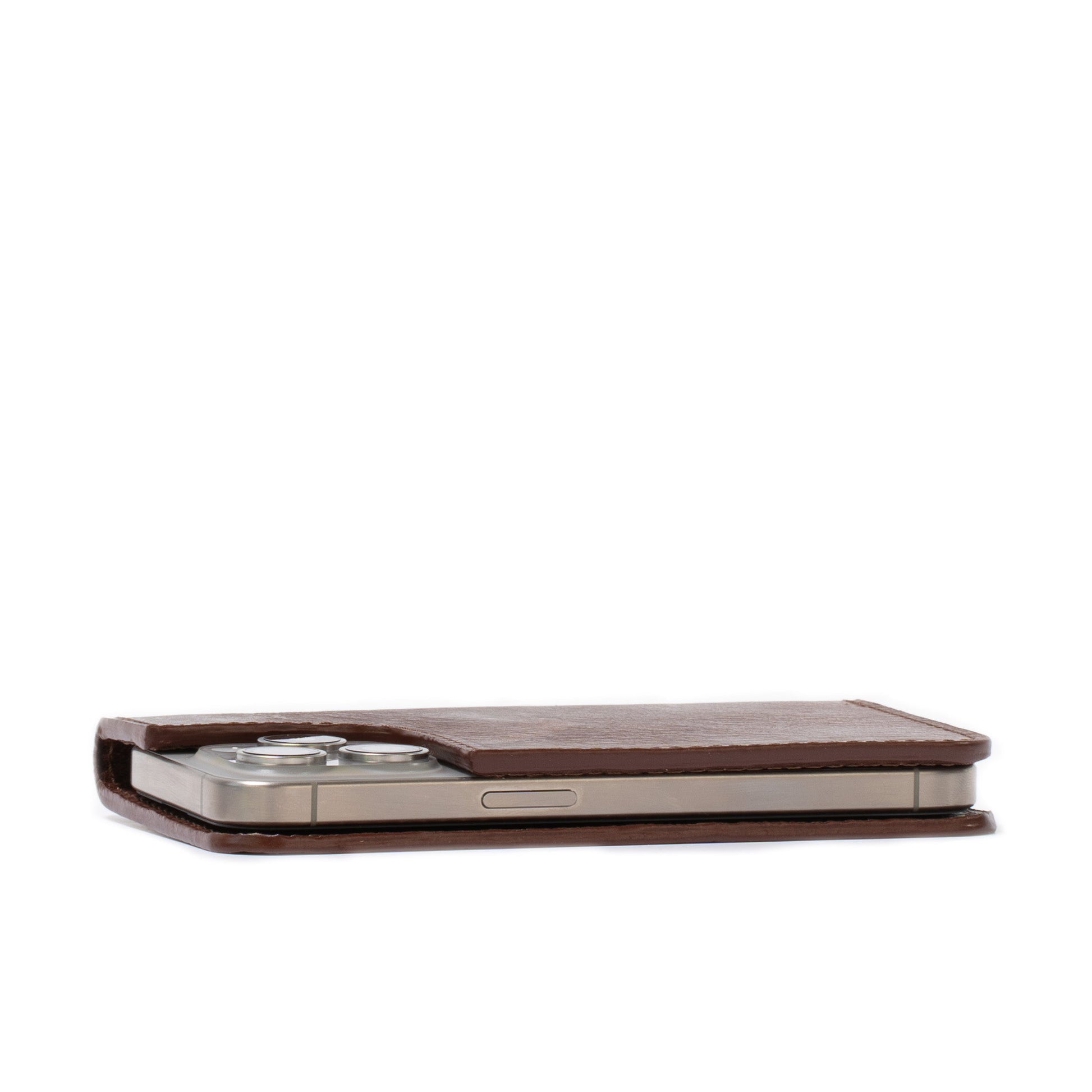 iPhone 15 series Leather Folio Case Wallet with MagSafe - The Minimalist 3.0-4
