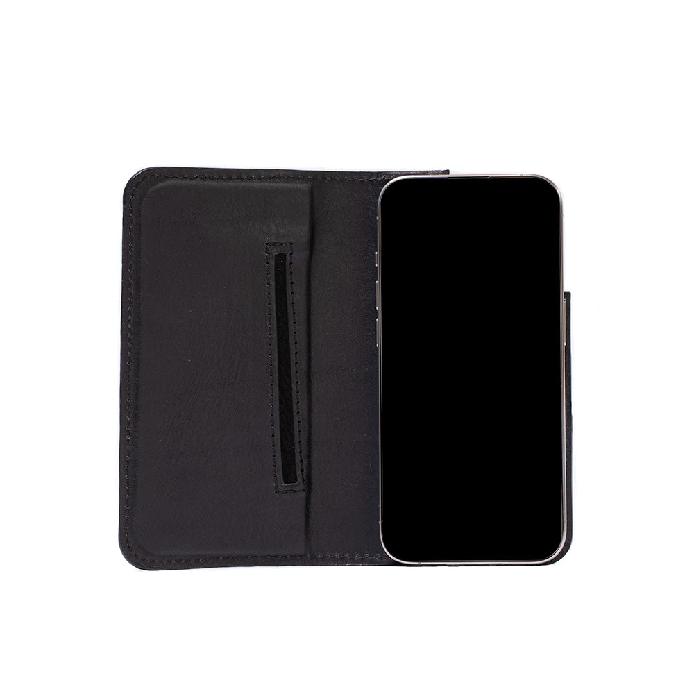 iPhone 15 series Leather Folio Case Wallet with MagSafe - The Minimalist 3.0-5
